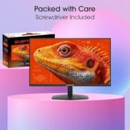 Sceptre - Monitor de juegos Prime de 24 pulgadas DisplayPort x2 165Hz HDMI x2 165Hz altavoces integrados, negro máquina 2027 (Serie E248B-FW165T) - Imagen 4