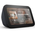 Amazon Echo Show 5 (modelo más reciente), Pantalla inteligente con 2x bajo y sonido claro, Carbón
