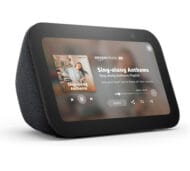 Amazon Echo Show 5 (modelo más reciente), Pantalla inteligente con 2x bajo y sonido claro, Carbón