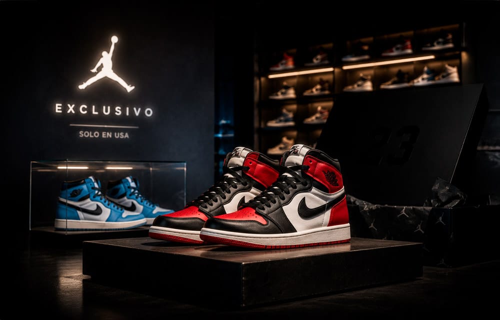 Nike y Jordan en USA con ofertas durante Black Friday y Cyber Monday.