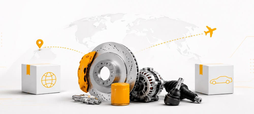Envío de repuestos de autos americanos desde Miami hasta Chile con eShopex.