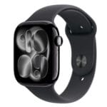 Apple Watch Series 11 (GPS + LTE) 46 MM Estuche de aluminio negro azabache Correa deportiva negra-Restaurado