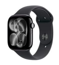 Apple Watch Series 11 (GPS + LTE) 46 MM Estuche de aluminio negro azabache Correa deportiva negra-Restaurado
