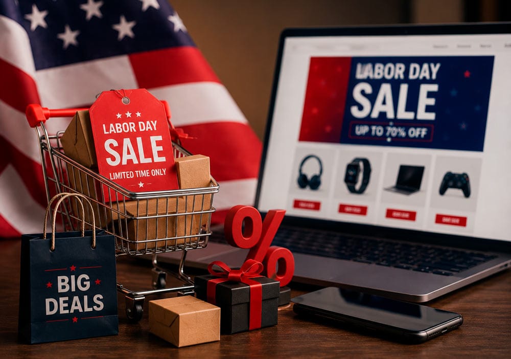 Compras de Labor Day en USA con casilla eShopex