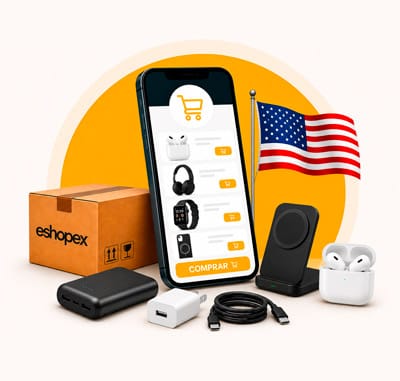 Importa accesorios electrónicos en USA de forma rápida y segura con eShopex.