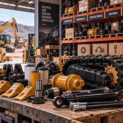 Importación de repuestos para maquinaria pesada e industrial desde China