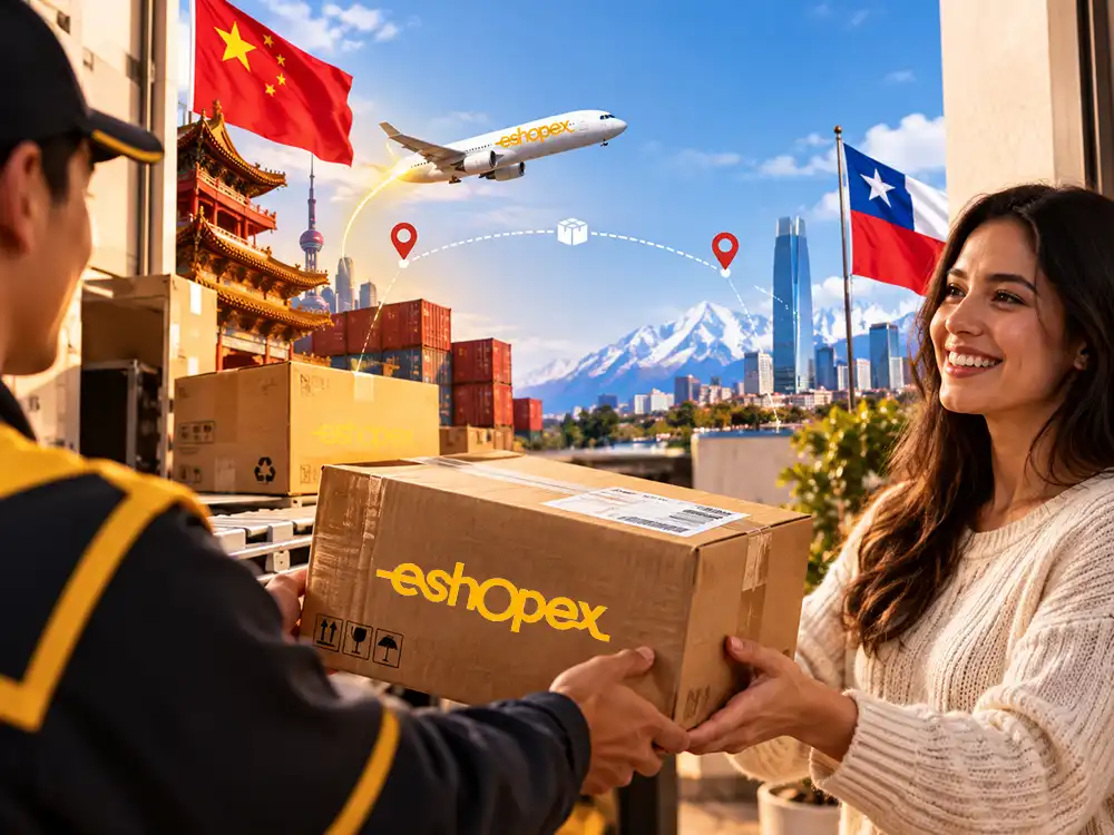 Entrega de paquete importado desde China a cliente final en Chile