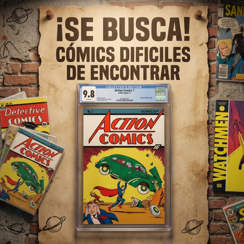Cómics difíciles de encontrar graduados en cápsula rígida