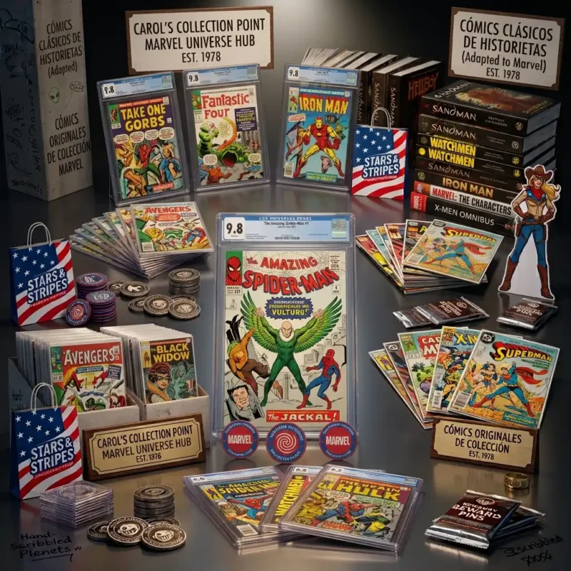 Ediciones y cómics de Marvel Comics para importación