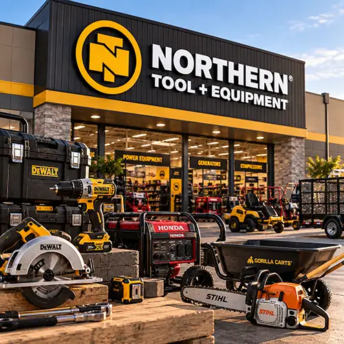 Logotipo de Northern Tool Equipment para equipamiento de taller
