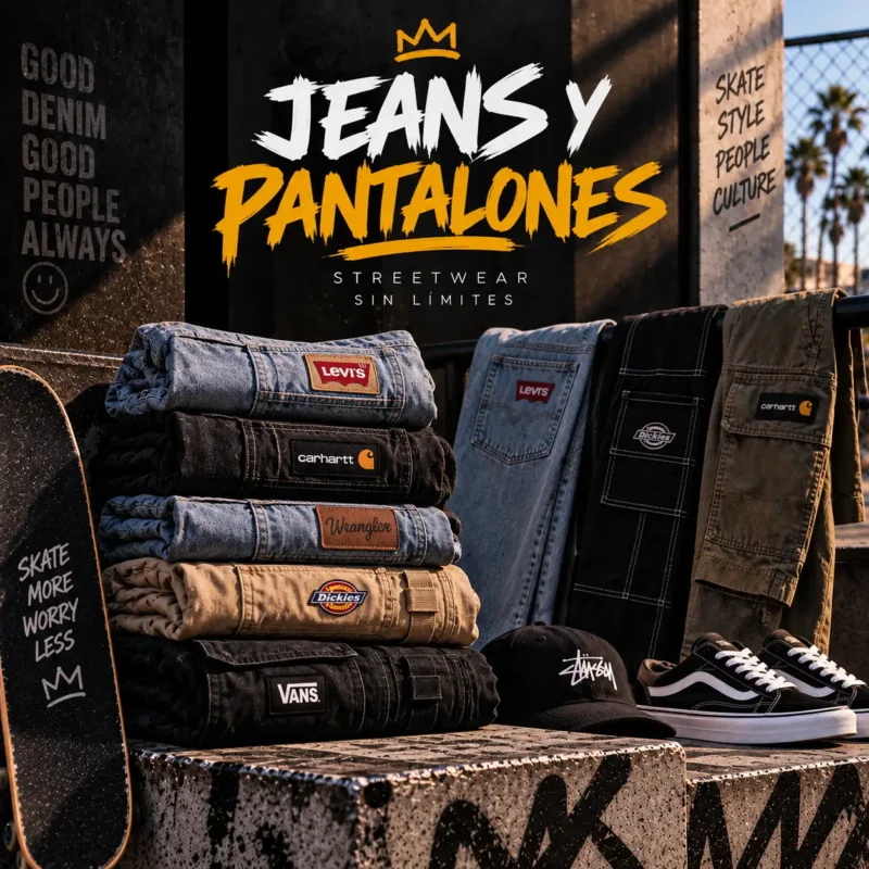 Jeans y Pantalones streetwear importados