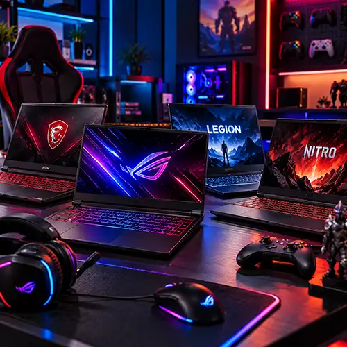 Laptop gaming de alto rendimiento con teclado RGB