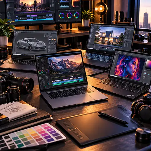 Laptop profesional para diseño gráfico, edición y programación