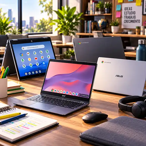 Chromebook portátil para navegación web y aplicaciones cloud