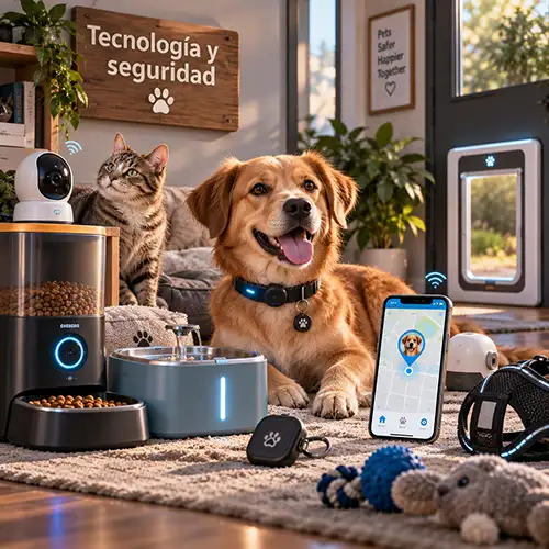 GPS, cámaras de monitoreo y tecnología para la seguridad de mascotas