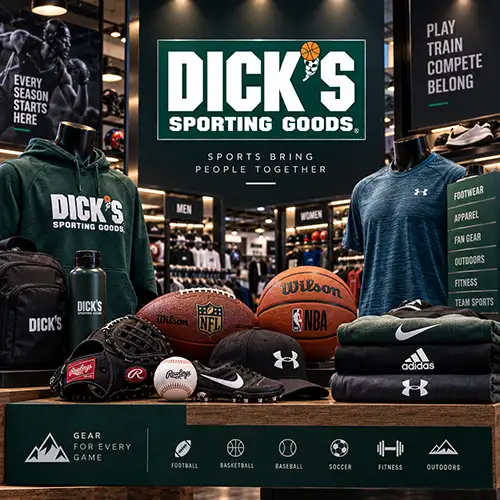 tienda DICK'S Sporting Goods ropa para gran variedad de deportes