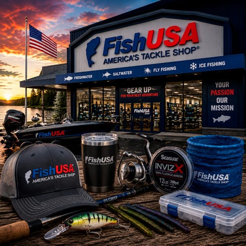 Equipamiento de pesca en USA para diferentes técnicas