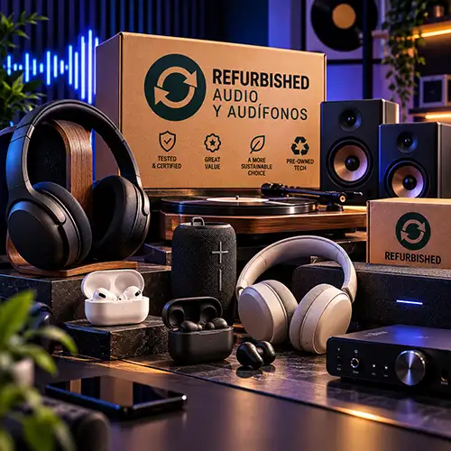 Audífonos y equipos de audio reacondicionados