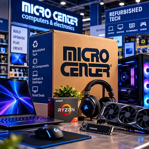 Laptops, smartphones y productos reacondicionados en Micro Center