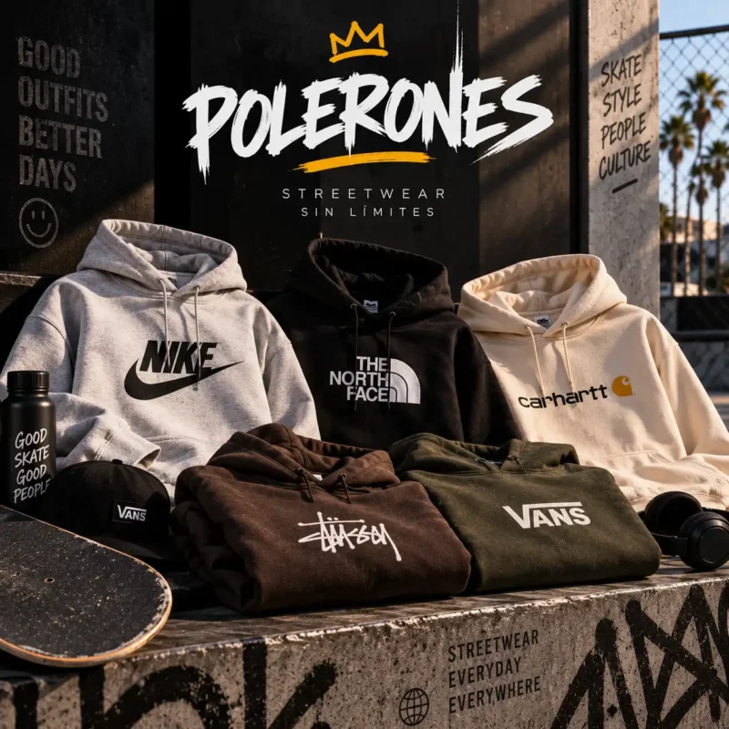 Polerones y hoodies streetwear importados