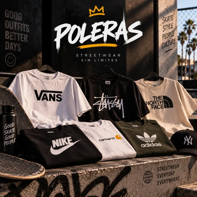 Poleras y T-Shirts streetwear importados
