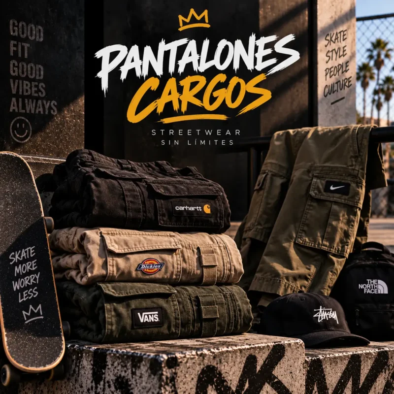 Pantalones Cargo streetwear importados
