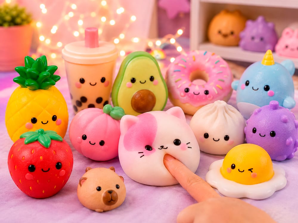 Squishies virales en USA y juguetes en tendencia